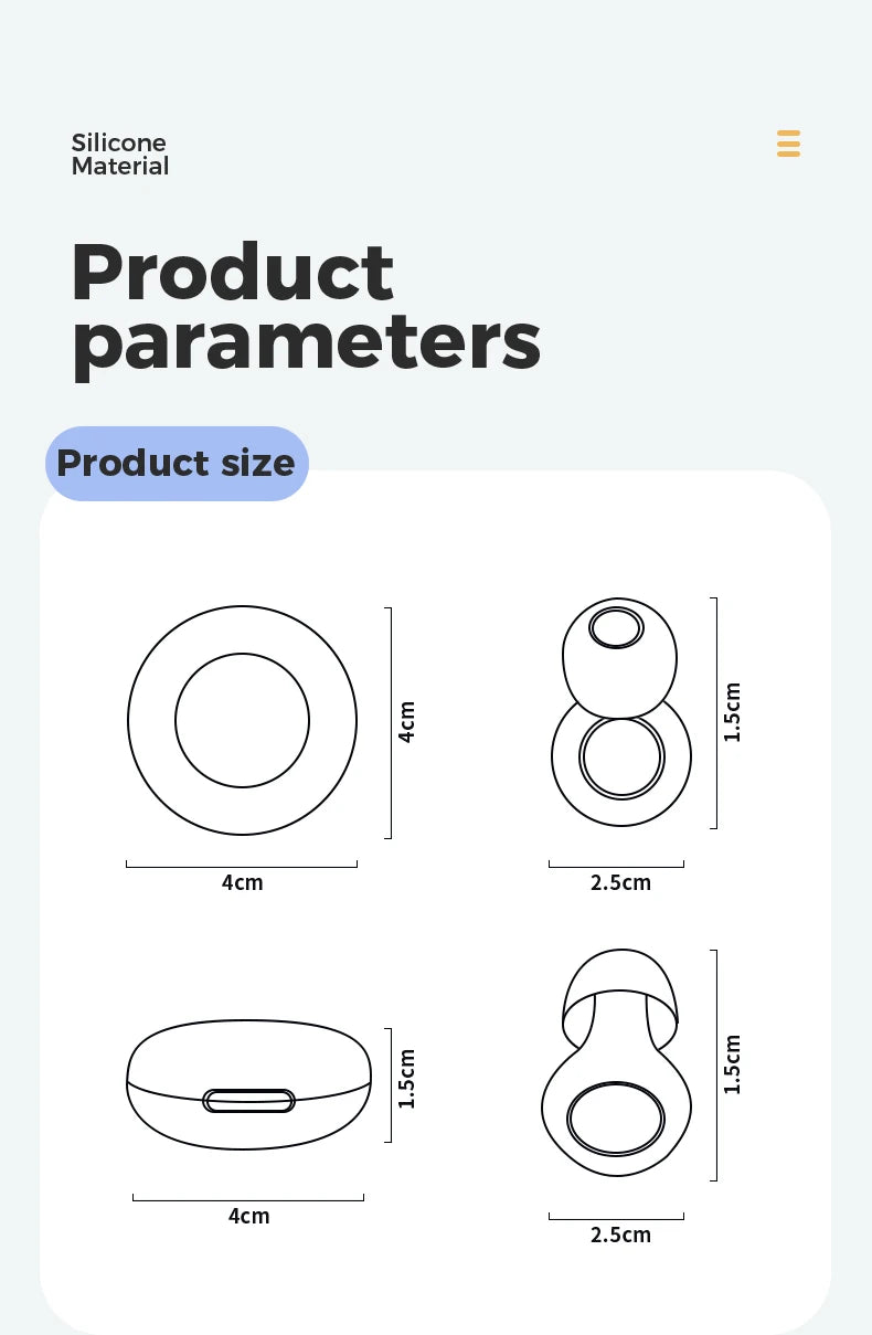 Premium Rubber Ear Plugs