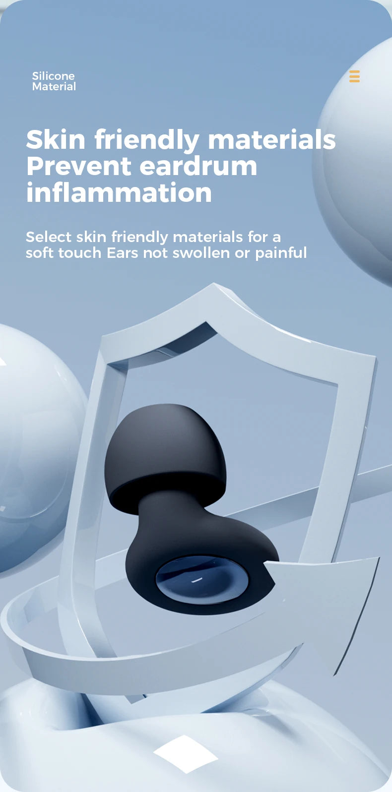 Premium Rubber Ear Plugs